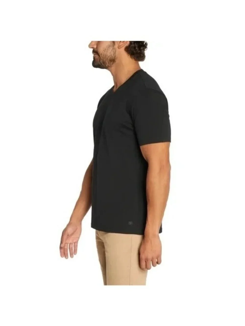 NWT Banana Republic Men's XL Black 3-Pack Essential V-Neck T-Shirts Cotton